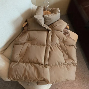 Rue Ivy Button Up Puffer Vest