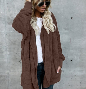 Women's Hooded Fur Coat - Malibu Thrifts