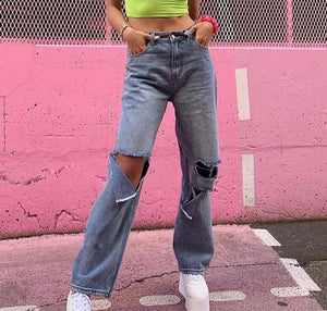 Vintage Ripped Jeans - Malibu Thrifts