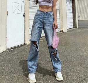 Vintage Ripped Jeans - Malibu Thrifts