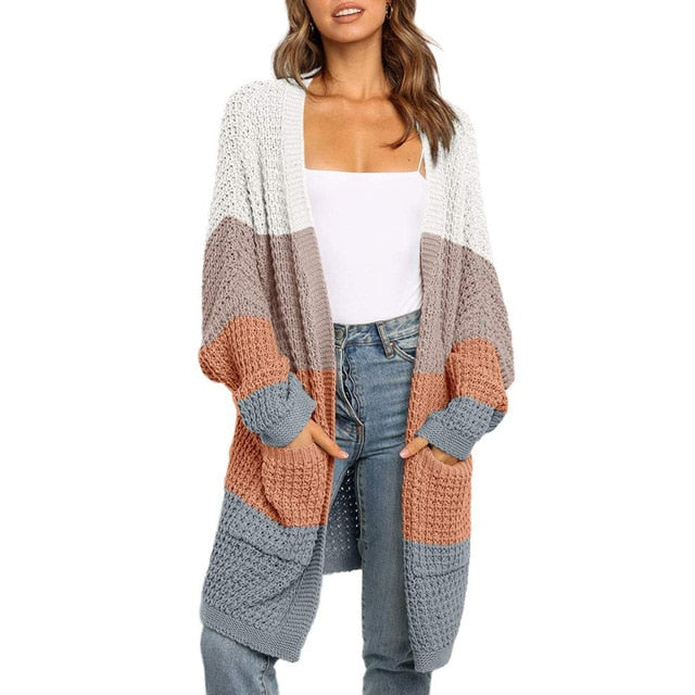 Loose Knitted Cardigan - Malibu Thrifts