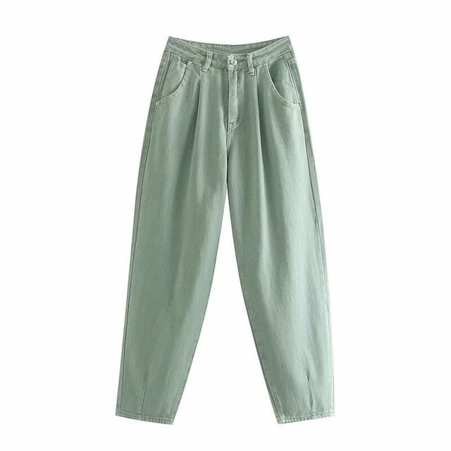 High Waist Cargo Pants