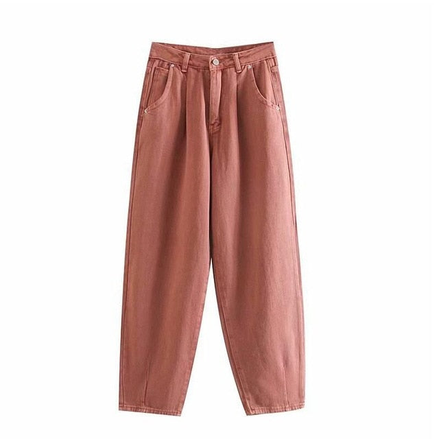 High Waist Cargo Pants