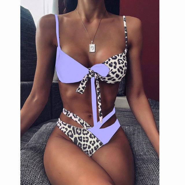 High Waist Brazilian Bikini Set