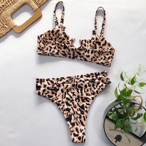 High Waist Brazilian Bikini Set