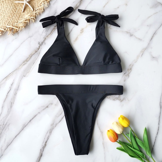 High Waist Bikini Set