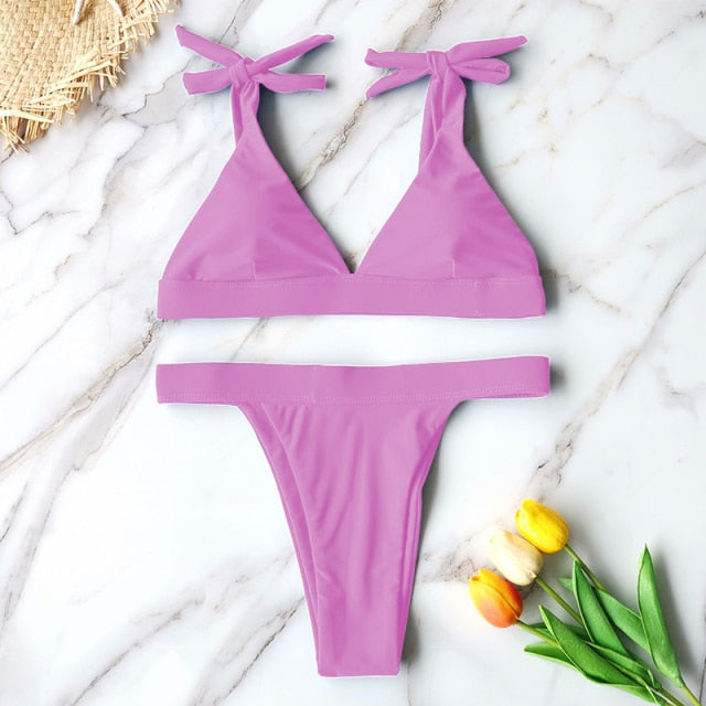 High Waist Bikini Set